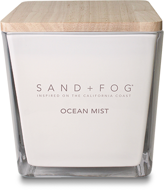 Sand + Fog Square Candle