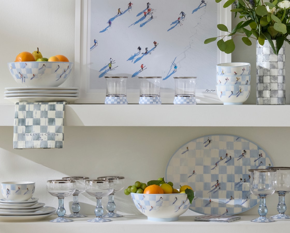 MacKenzie-Childs | Hand-painted ceramics, dinnerware, furniture