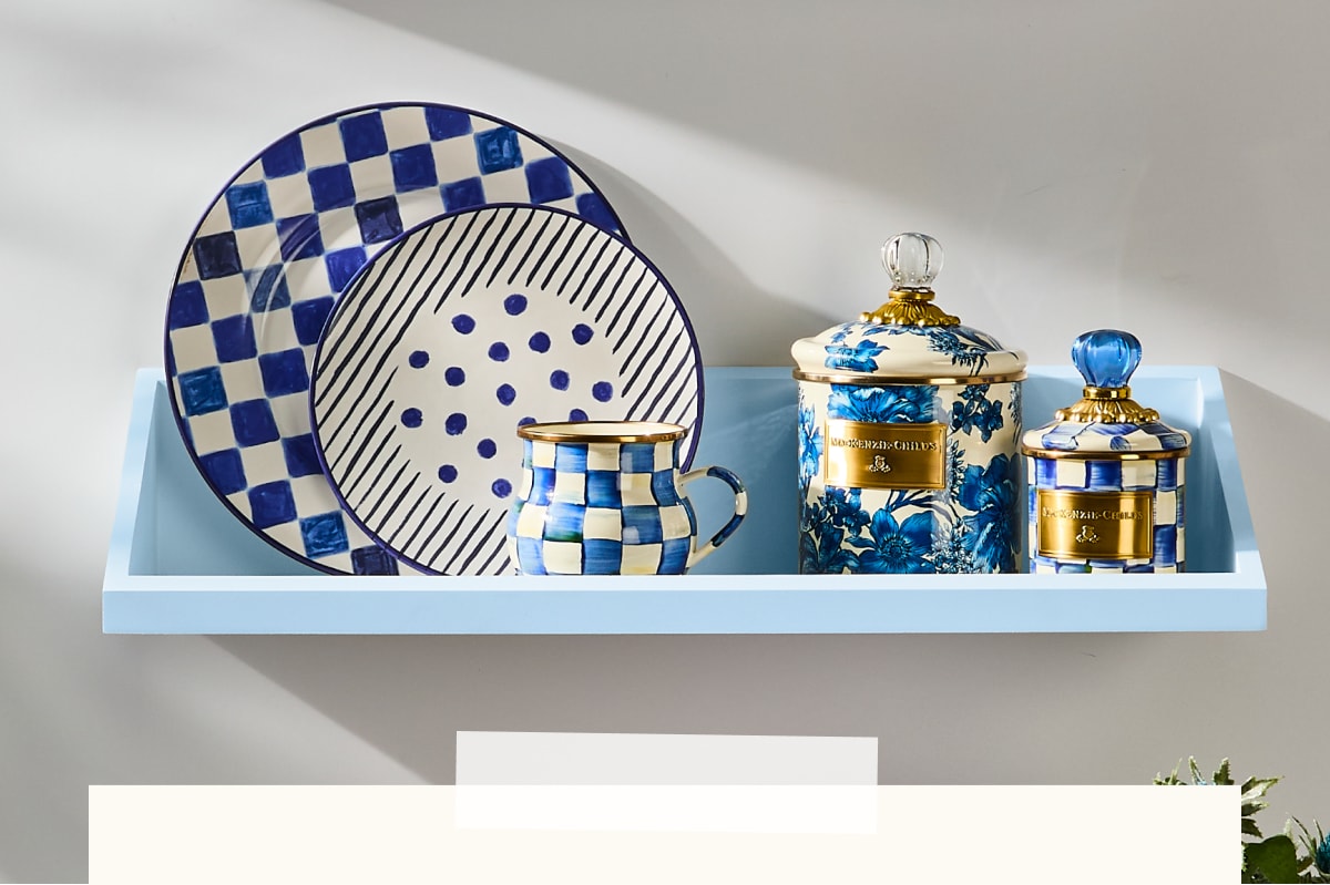 MacKenzie-Childs | Hand-painted ceramics, dinnerware, furniture