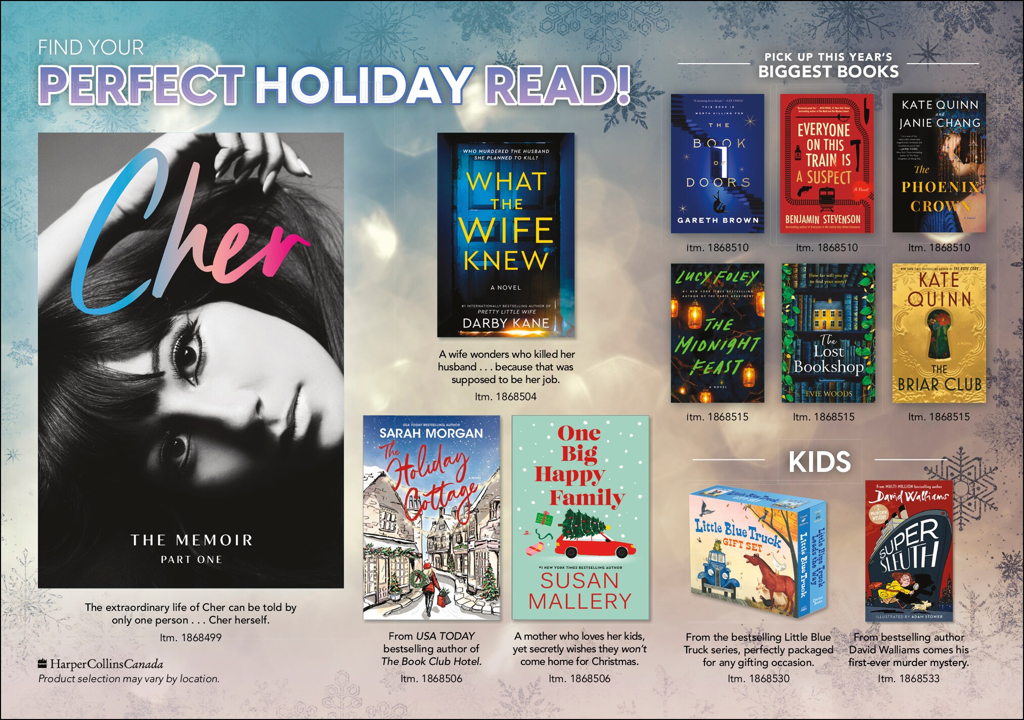 Ad - Harper Collins books