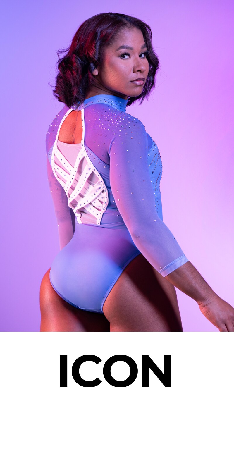 アルファファクター 光沢レオタード(ピンク) GK Elite 体操 レオタード