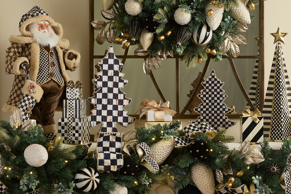 MACKENZIE CHILDS マッケンジーチャイルズ　クリスマスツリー Amazon.com: MACKENZIE-CHILDS Tabletop Christmas Tree