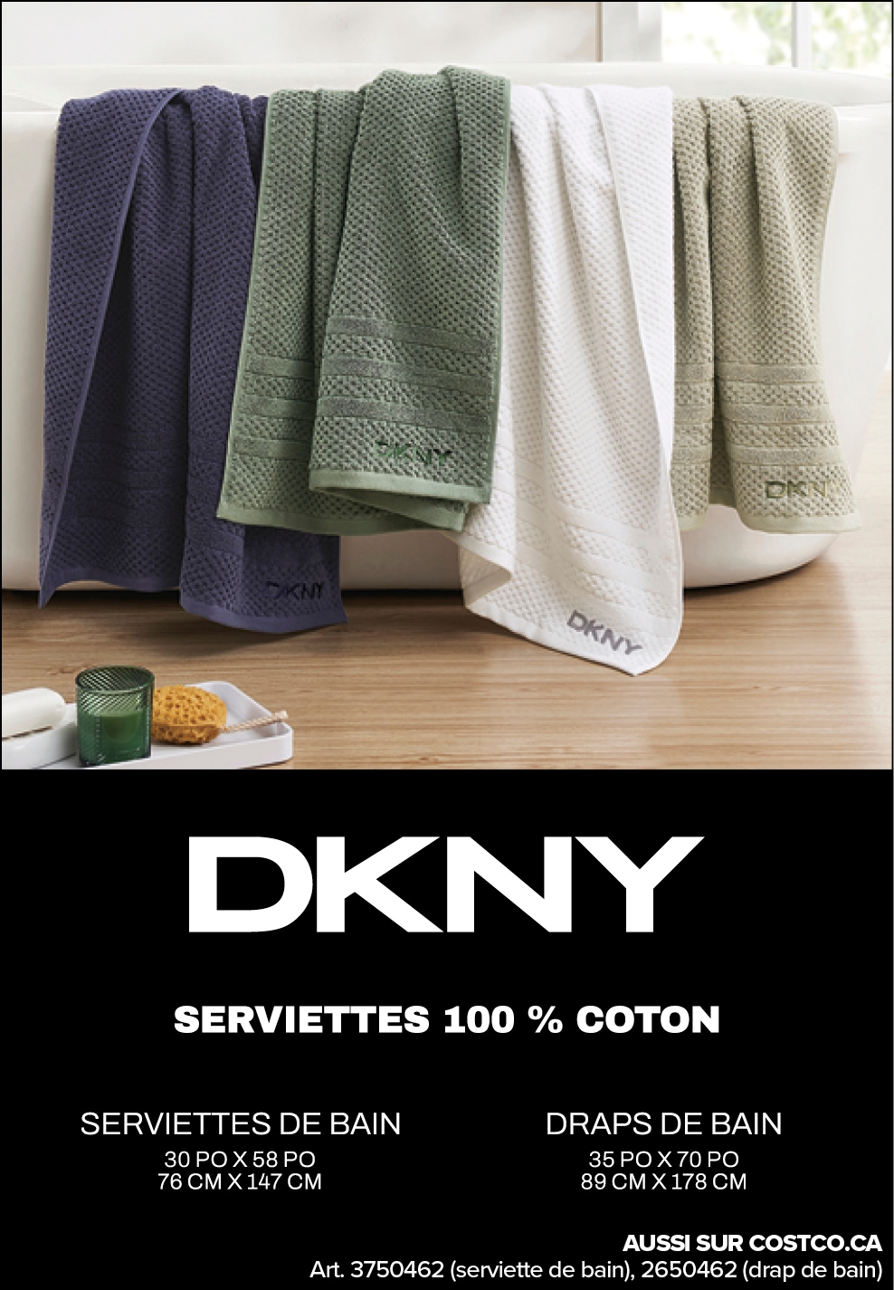 Ad - Serviettes DKNY