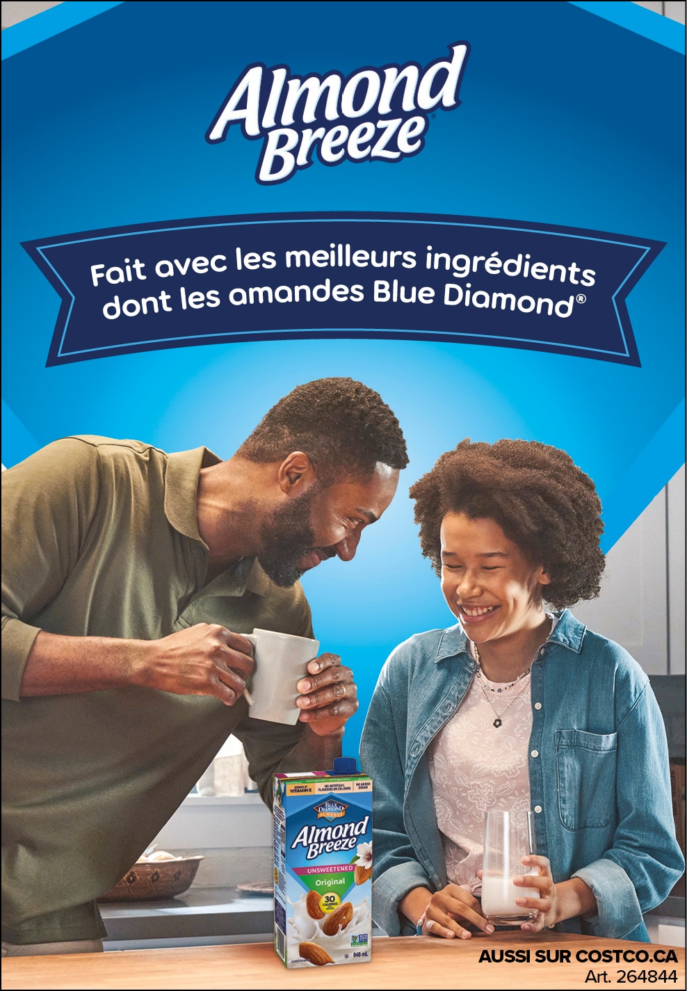 Ad -  Lait d'amande Almond Breeze