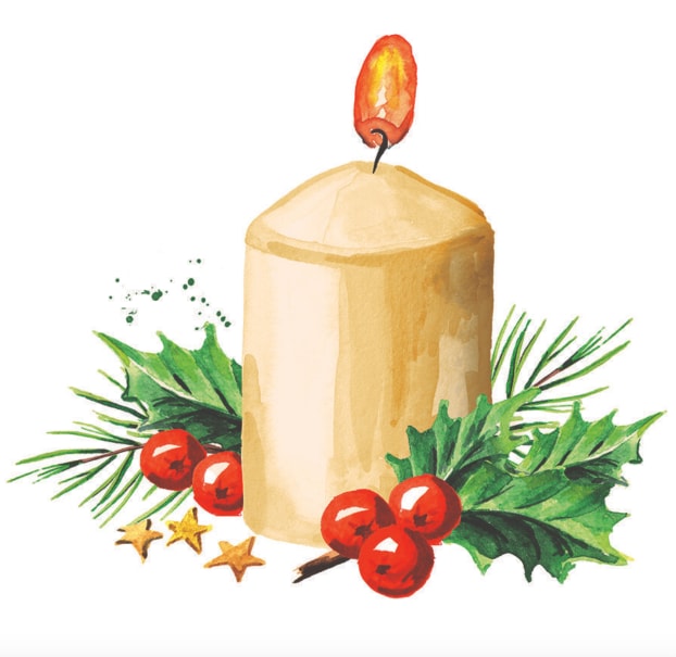 Clip art of candle