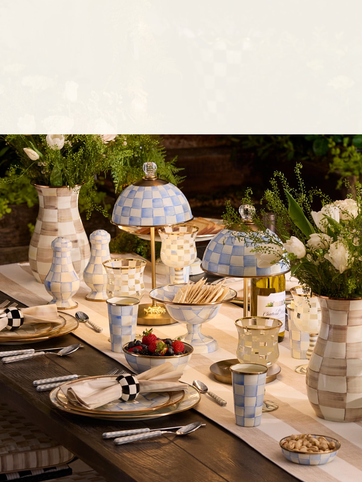 MacKenzie-Childs | Hand-painted ceramics, dinnerware, furniture