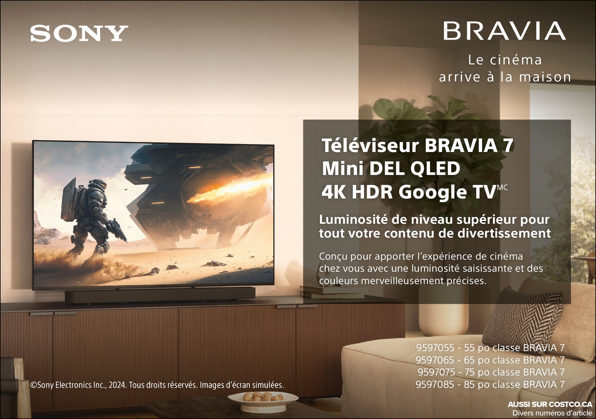 Ad - Téléviseurs Sony