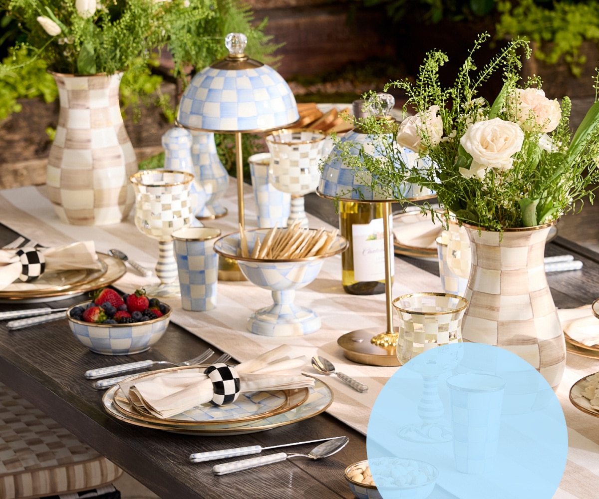 MacKenzie-Childs | Hand-painted ceramics, dinnerware, furniture