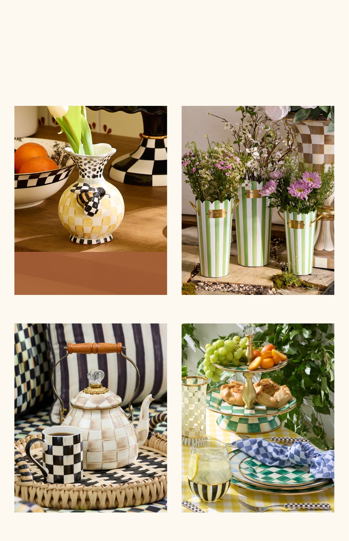 MacKenzie-Childs | Hand-painted ceramics, dinnerware, furniture