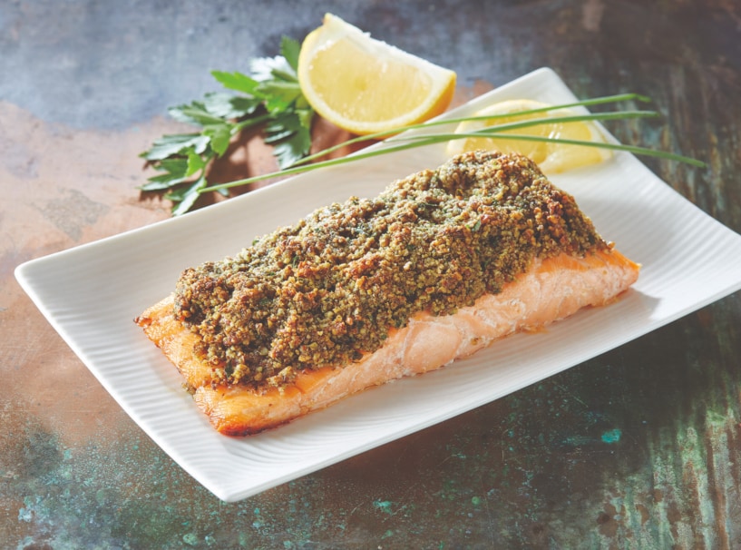 Pecan-Crusted Salmon Fillets