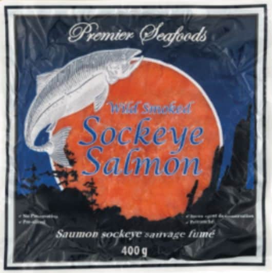 PREMIER SEAFOODS WILD SMOKED SOCKEYE SALMON