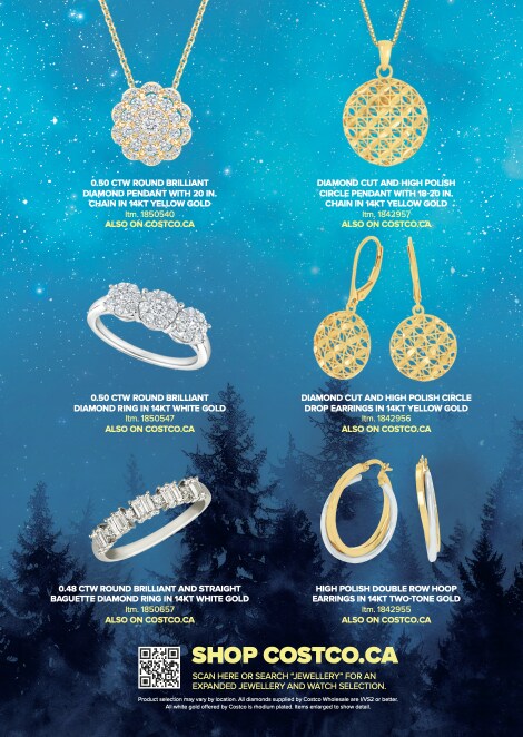 Ad - Costco Jewelry collection