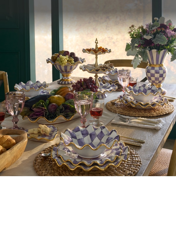 Plum Check Ceramics