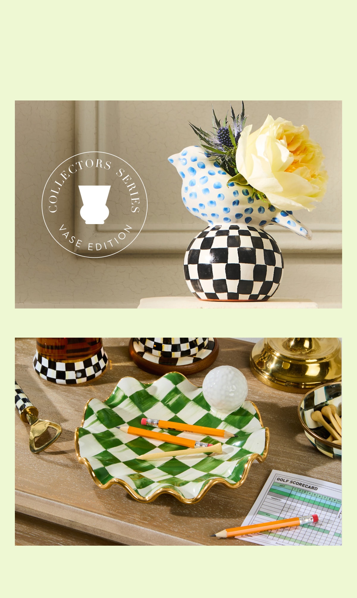 MacKenzie-Childs | Hand-painted ceramics, dinnerware, furniture
