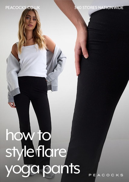 How to Style Flare Yoga Pants | Peacocks