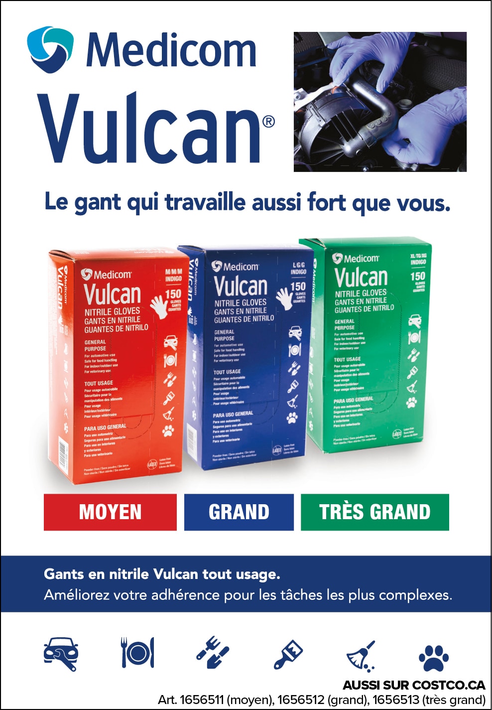 Ad - Medicom Nitrile Gloves