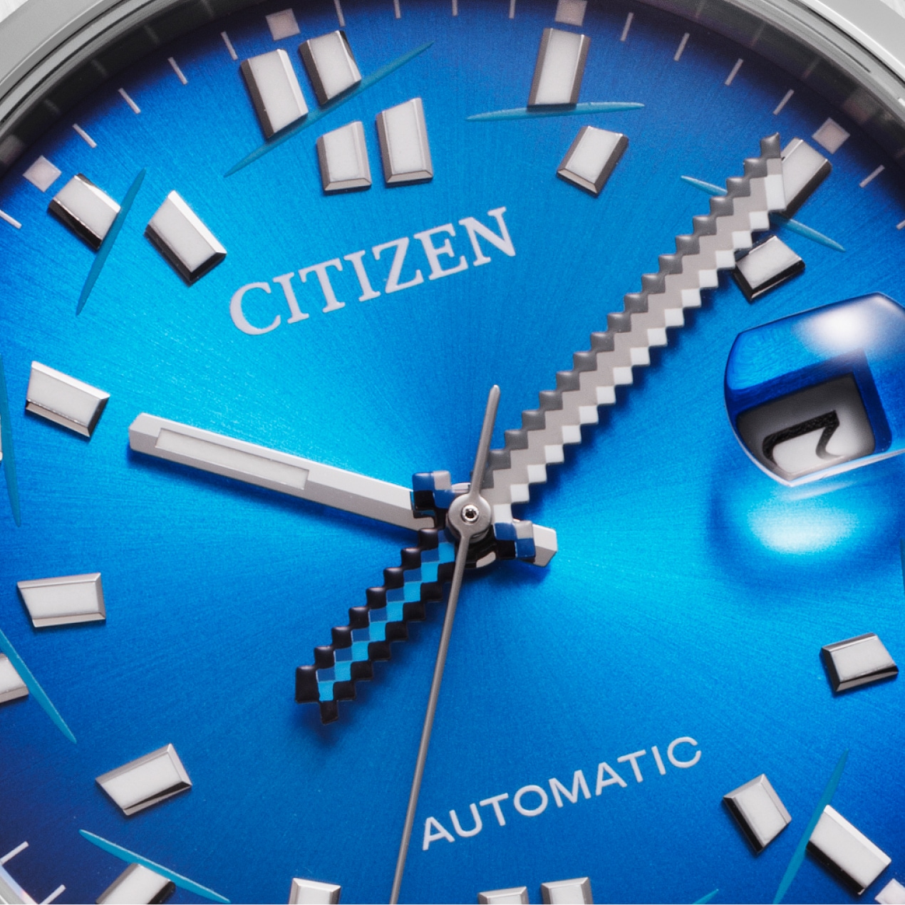 TSUYOSA x seconde/seconde/ Blue Dial Stainless Steel Bracelet