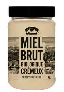MIEL BRUT BIOLOGIQUE CRÉMEUX WOLFE