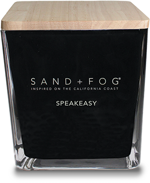 Sand + Fog Square Candle