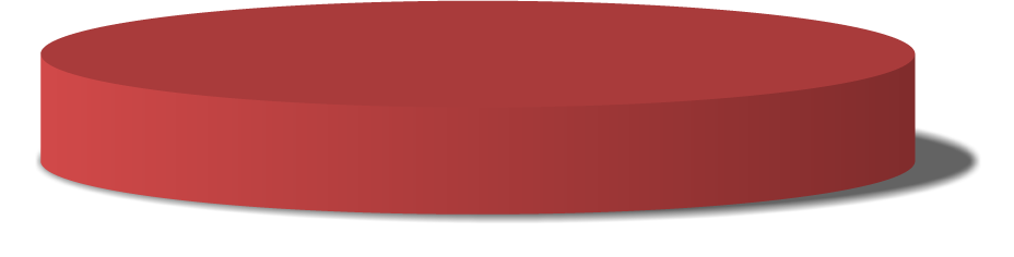 Red Circular Pedestal