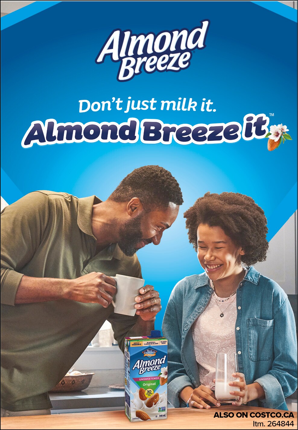 Ad - Almond Breeze almond milk