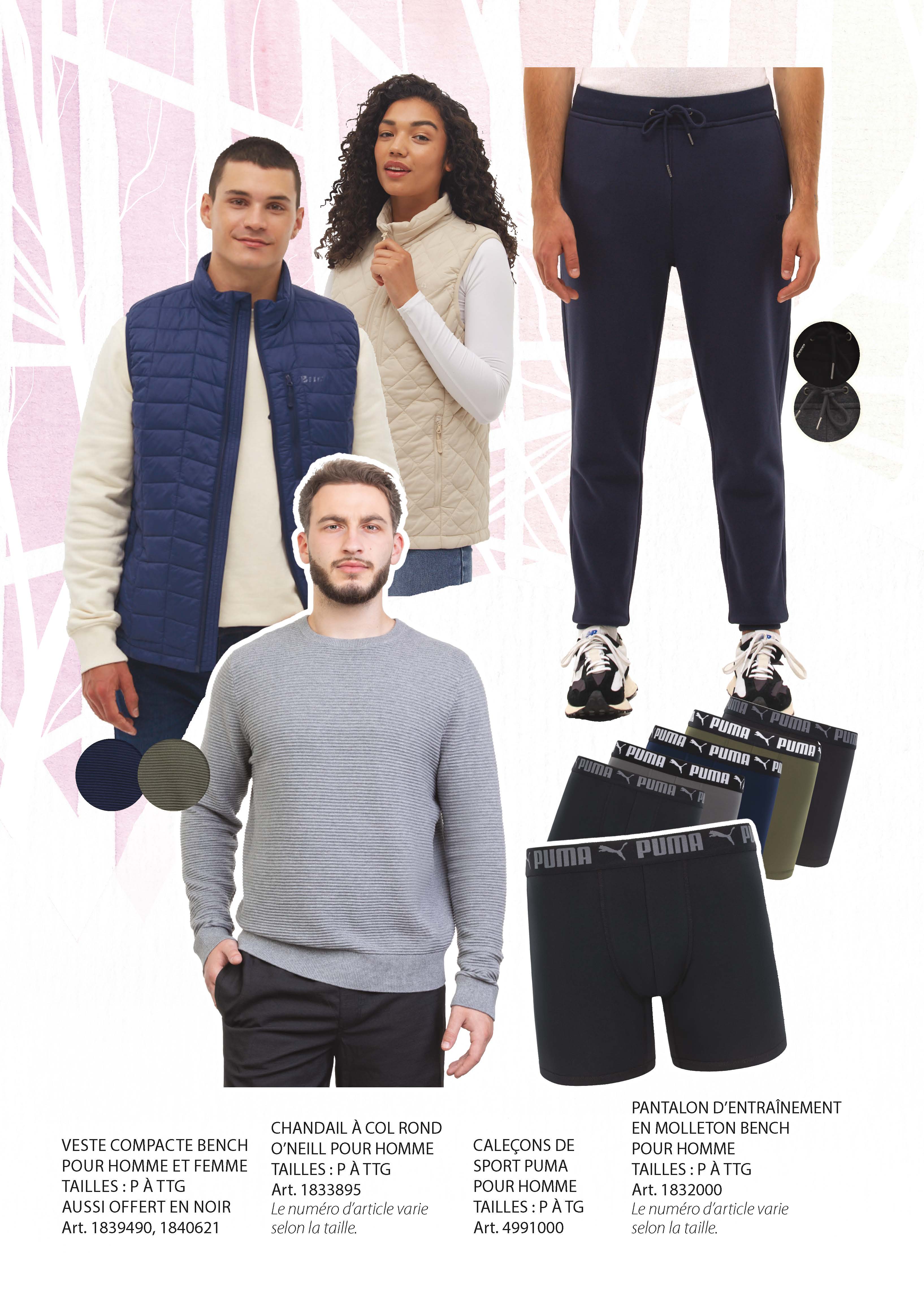 Ad - Vêtements divers