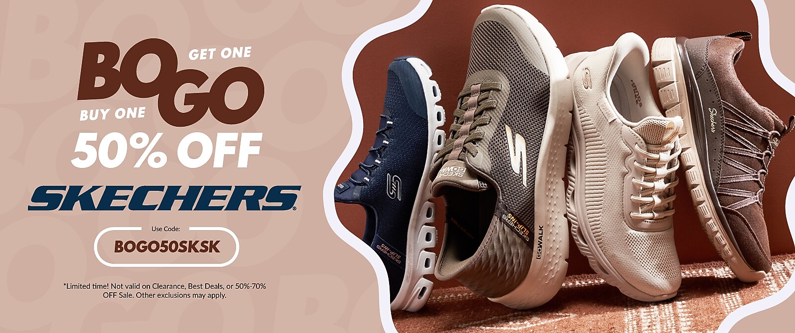 BOGO 50% Off Skechers