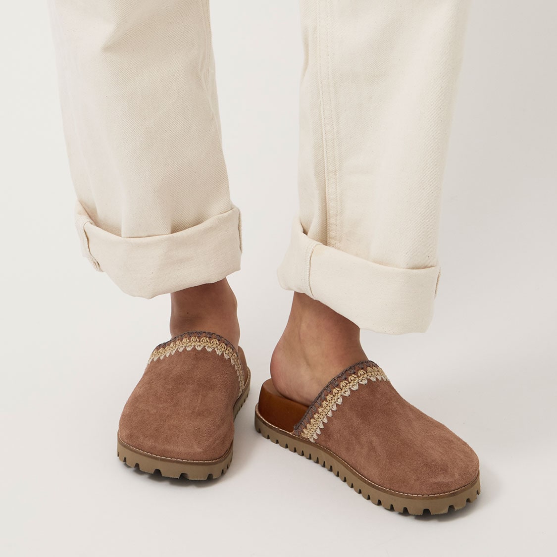 Bolinas Lug Sole Clog in Tobacco Seminyak Suede – The Sak