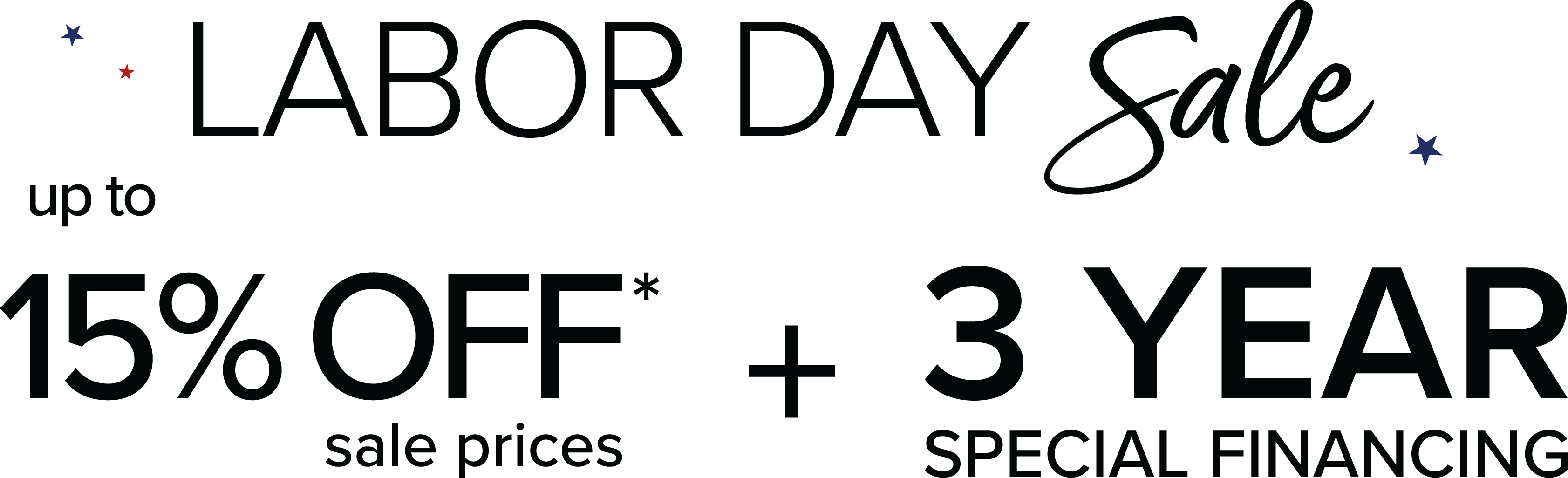 Labor Day Sale Offer