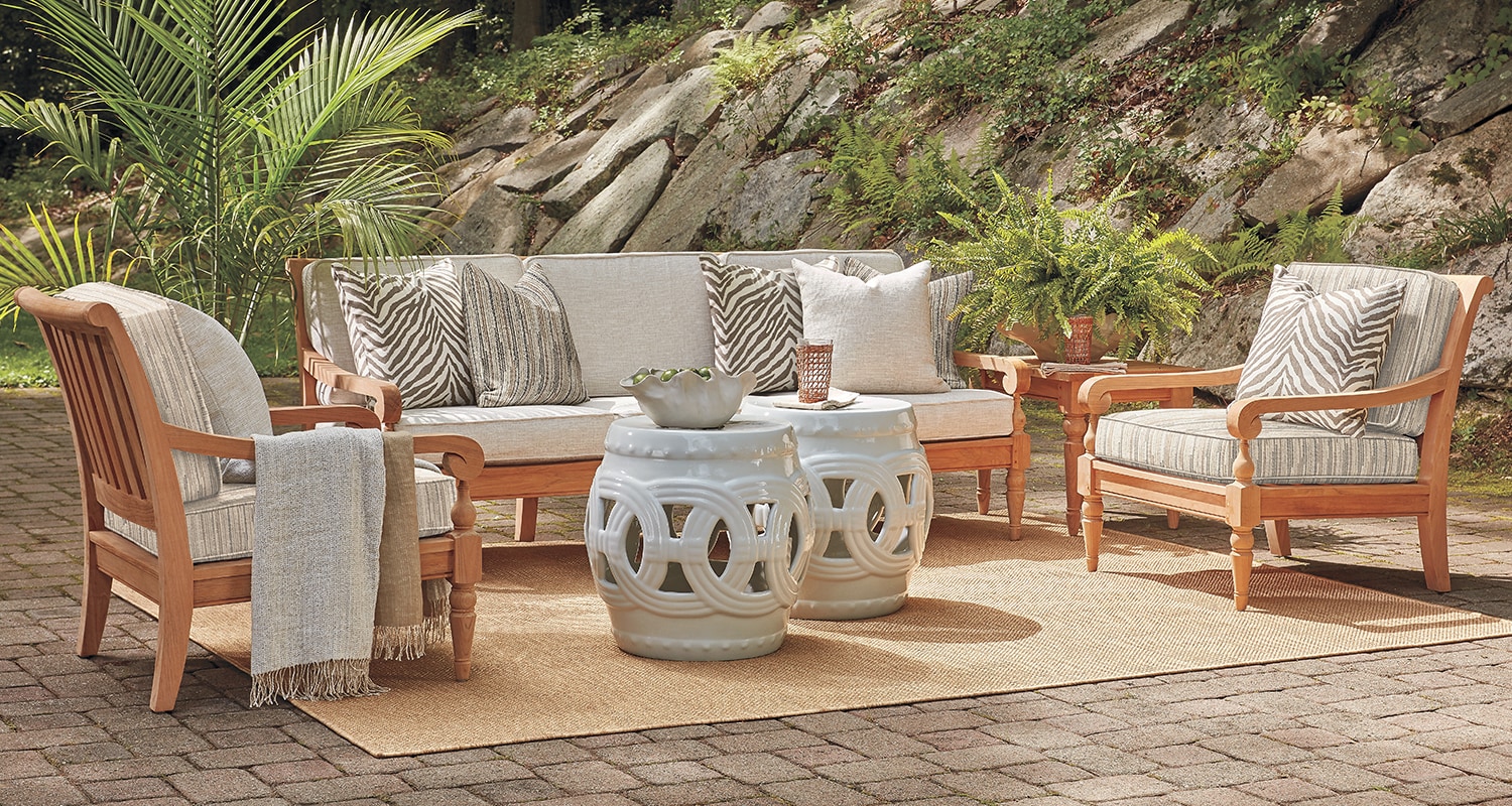 Animal Print Patio Living Room | Patio Designs | Ethan Allen