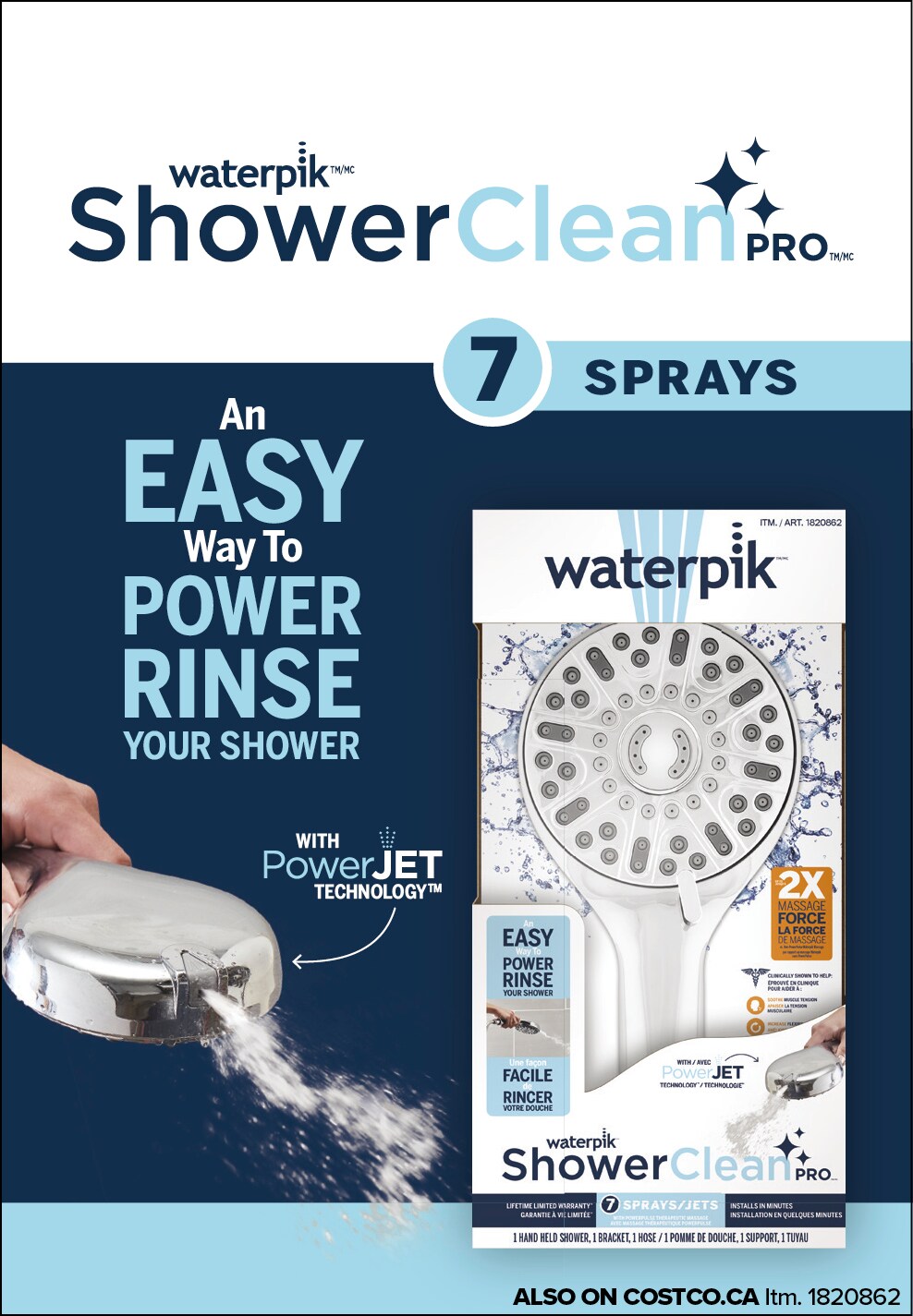Ad - Waterpik ShowerClean