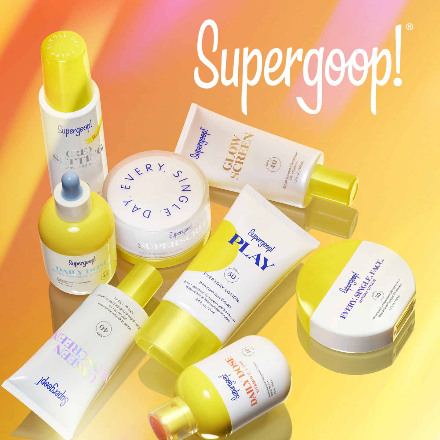 HSA Eligible Supergoop! Unseen Sunscreen Body Gel, SPF 40, 3.4 fl