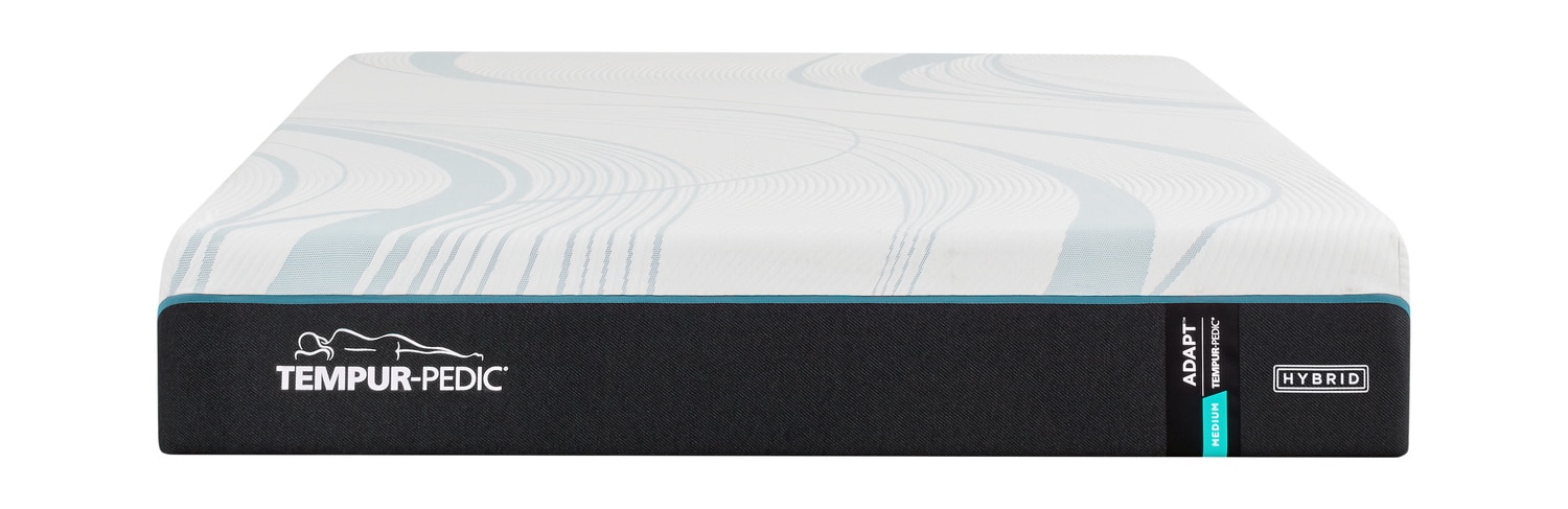 Tempur-Pedic mattress remote control unit with a power button and LED lights