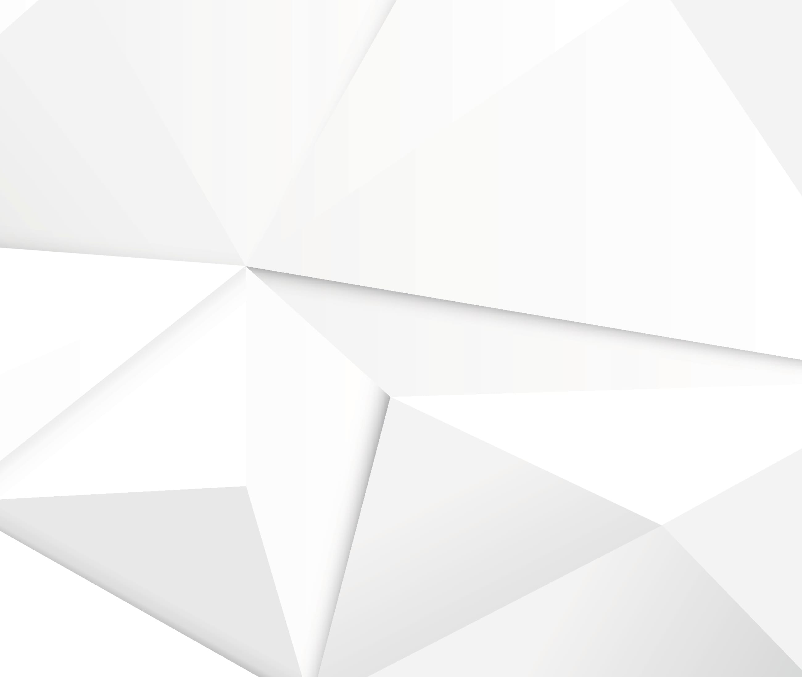 Abstract white geometric pattern with triangular shapes