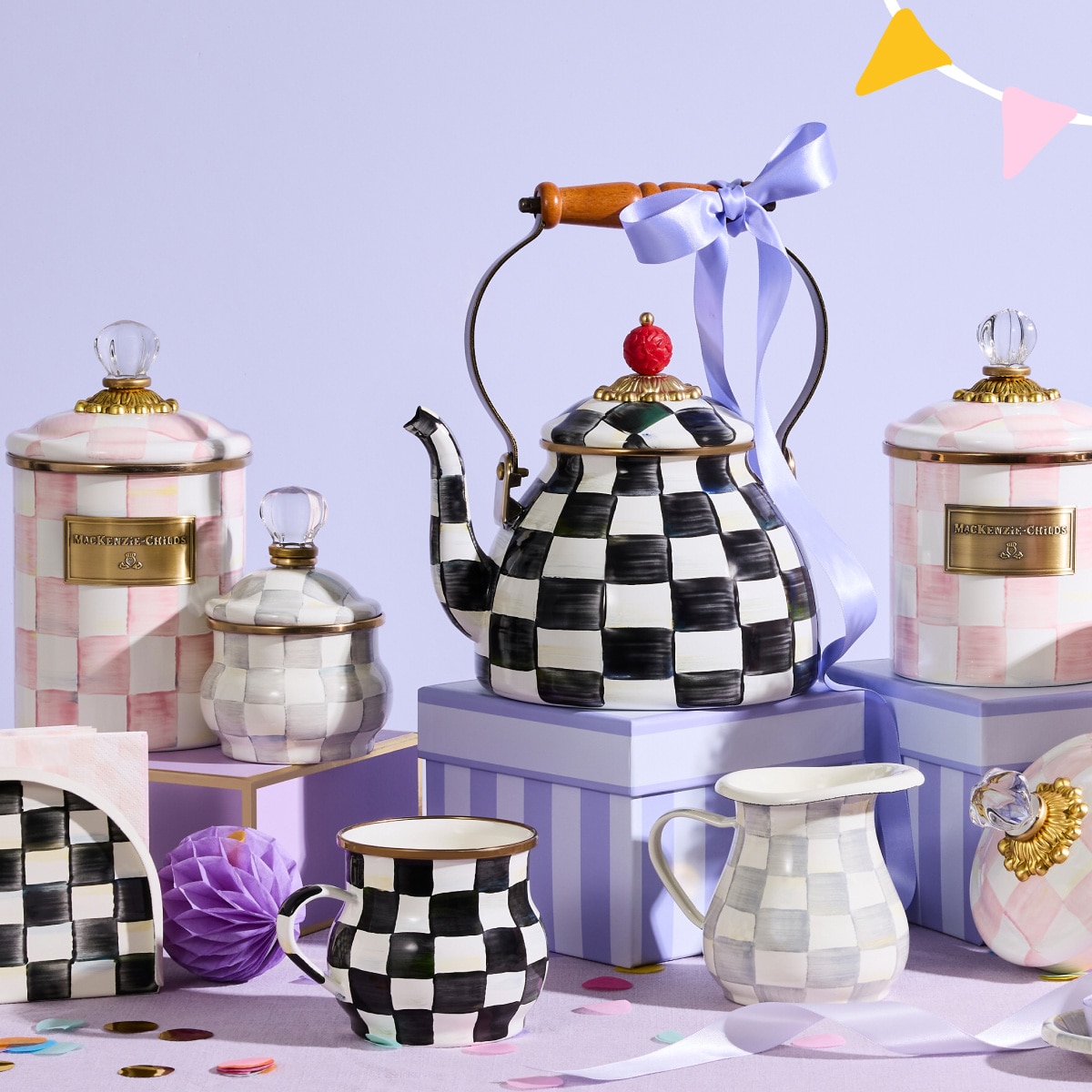 MacKenzie-Childs | Hand-painted ceramics, dinnerware, furniture