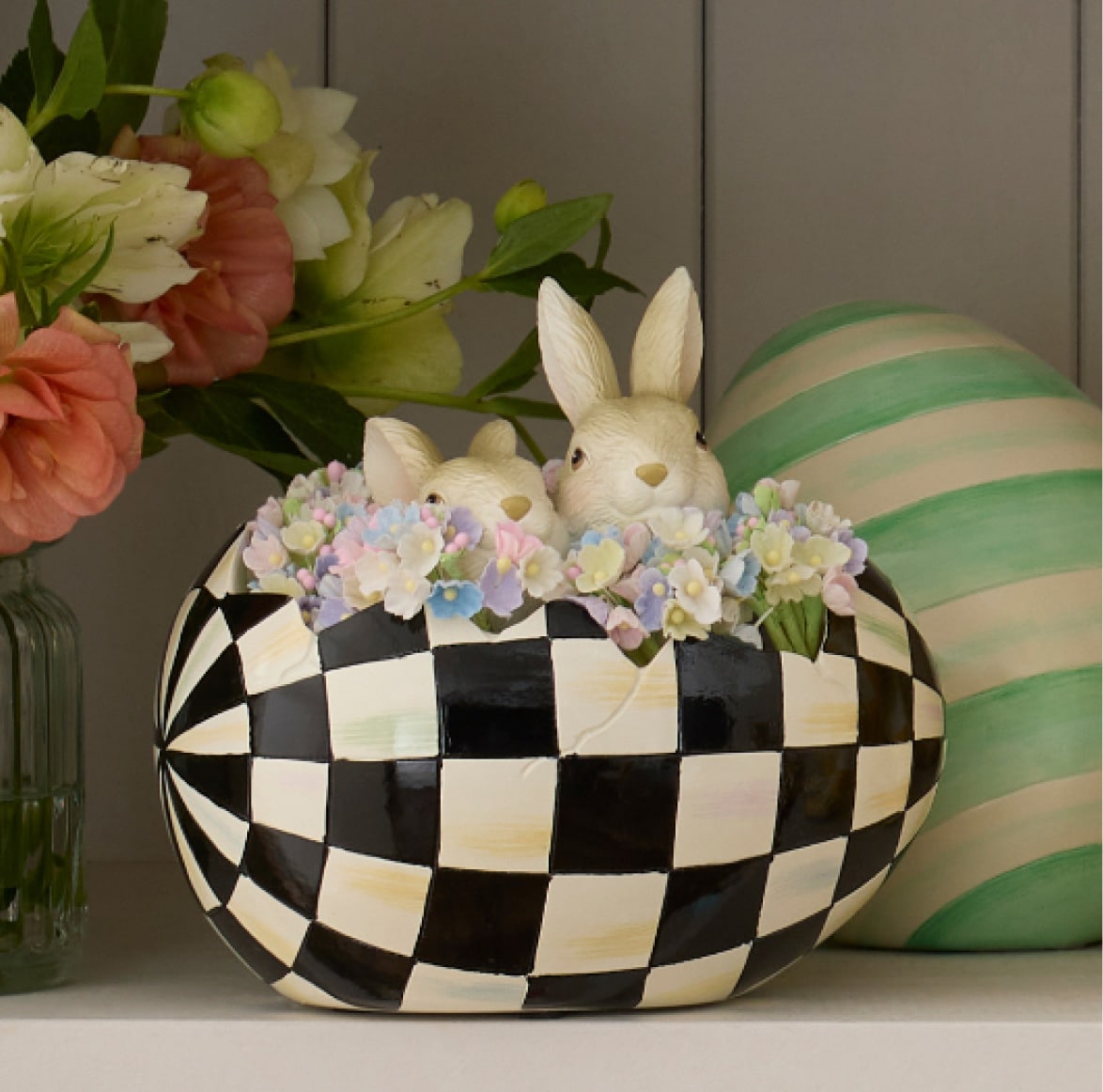 courtly check cameo peekaboo bunny
