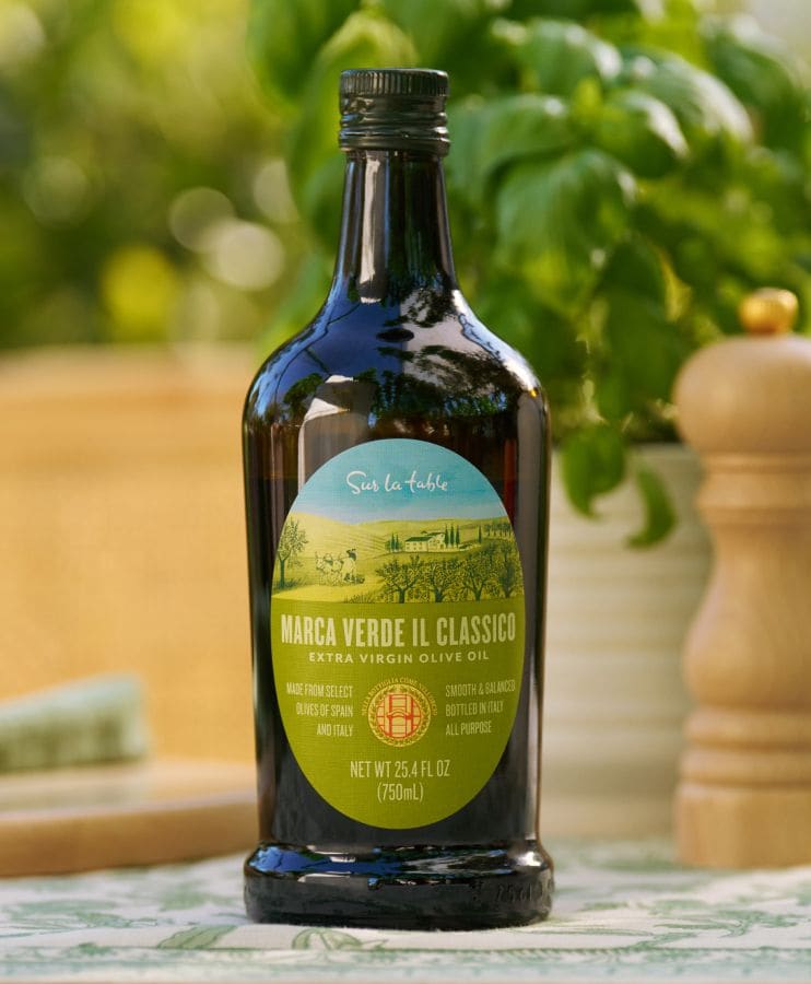 Sur La Table Marca Verde Extra Virgin Olive Oil bottle