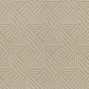 Beige herringbone patterned fabric close-up