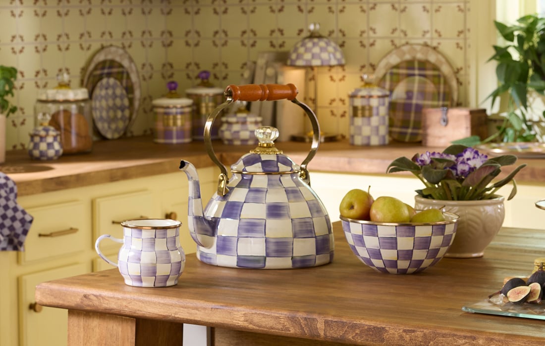マッケンジーチャイルズ　ボウル MacKenzie-Childs | Hand-painted ceramics, dinnerware, furniture