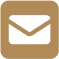 Icon of a simple black envelope on a beige background