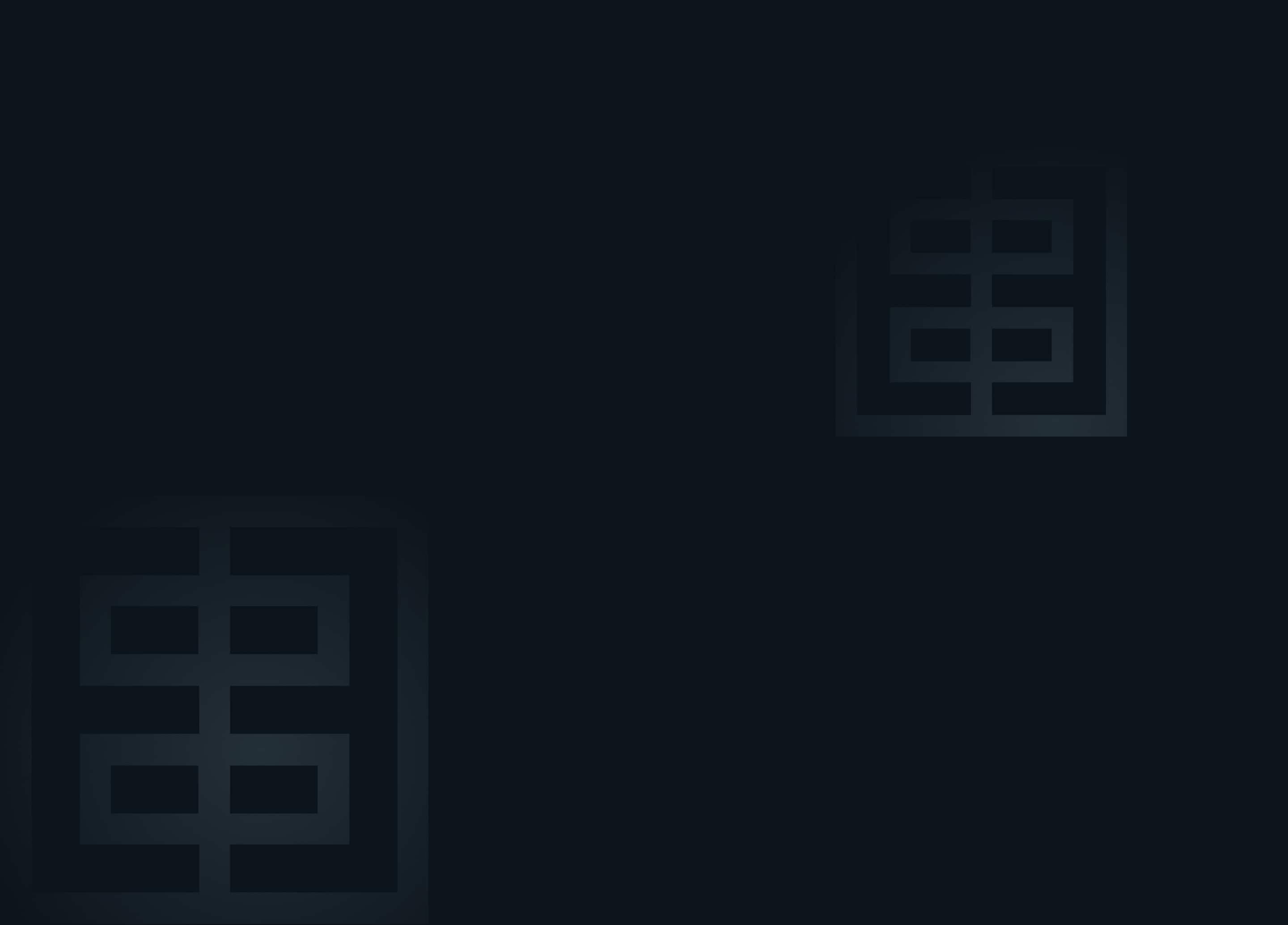 Two faint grid patterns on a dark background