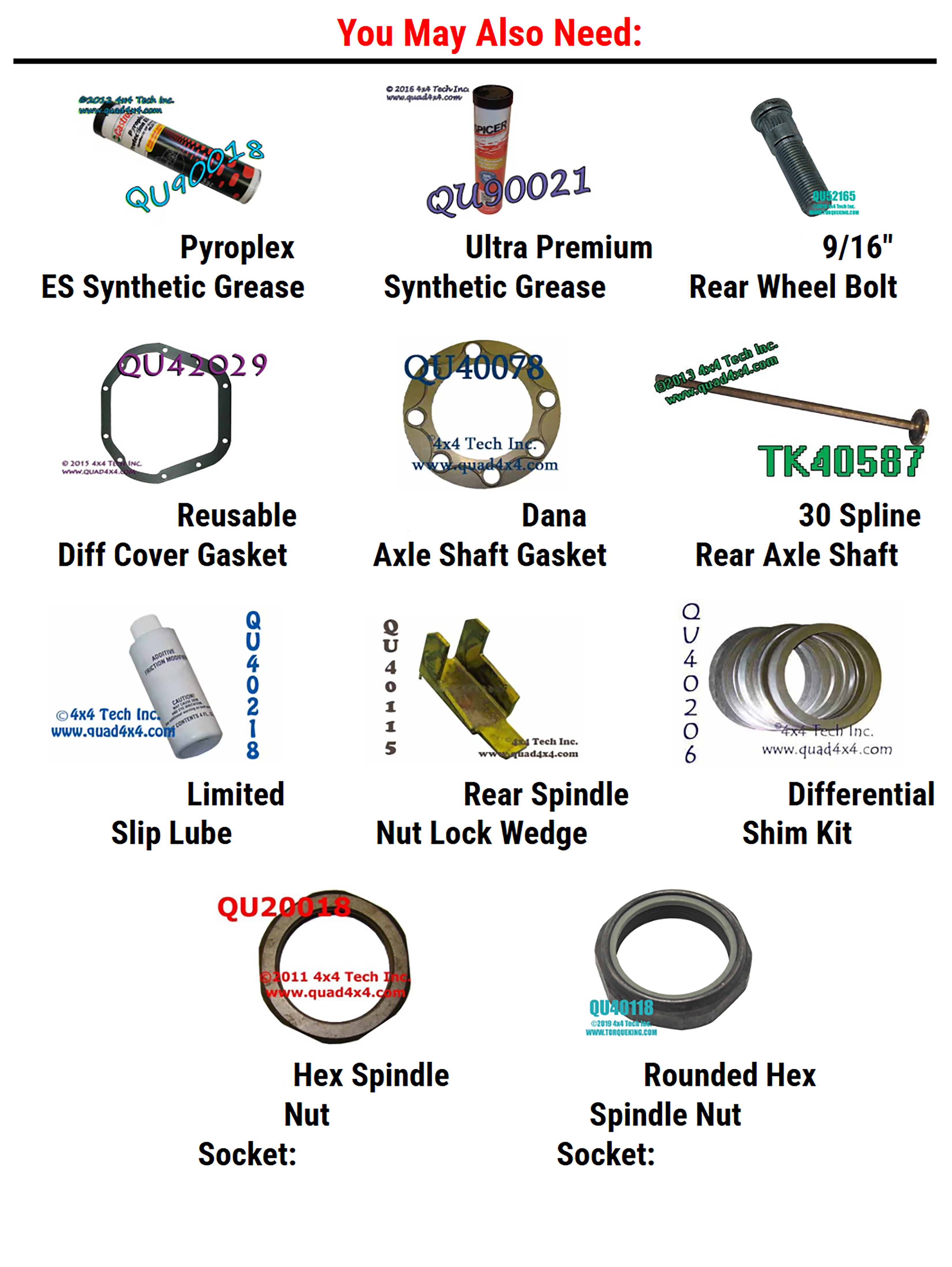XV2009 Dana 60 Rear Axle Exploded View Diagram