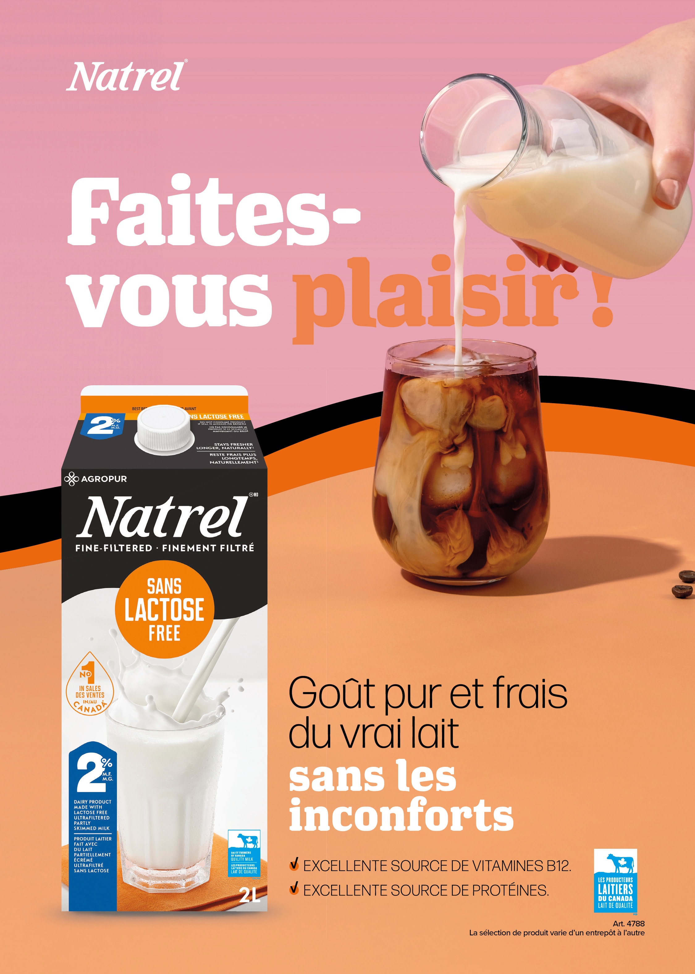 Ad - Natrel fresh milk