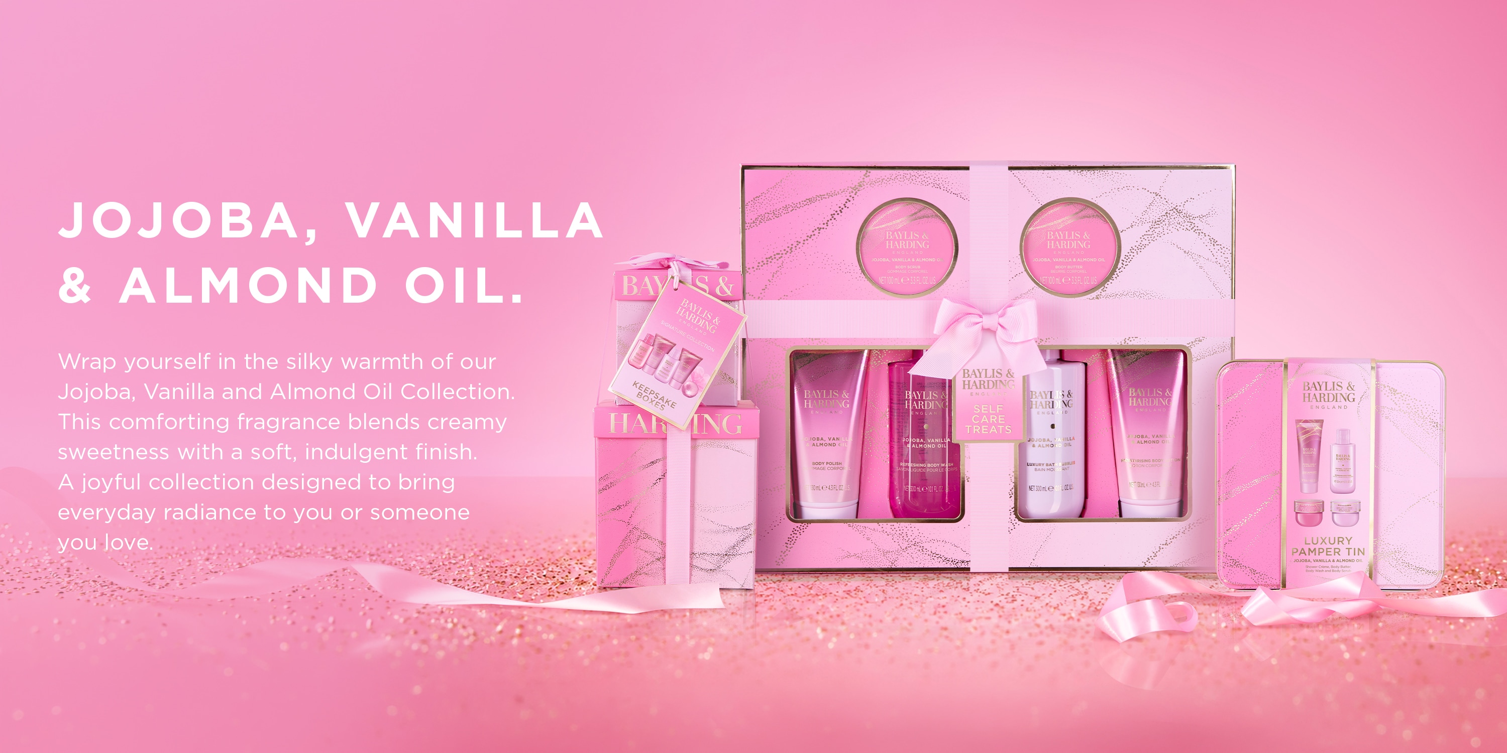 Jojoba, Vanilla & Almond Oil | Baylis & Harding
