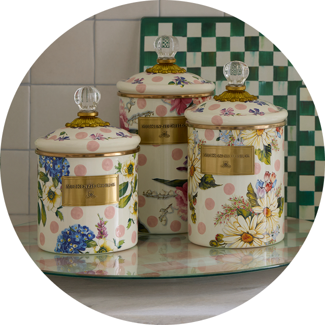 MacKenzie-Childs | Hand-painted ceramics, dinnerware, furniture