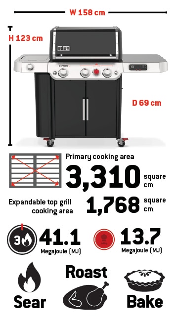 GENESIS SE-EPX-335 Smart Gas Barbecue (Natural Gas) | Genesis
