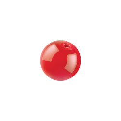 A red tomato on a black background
