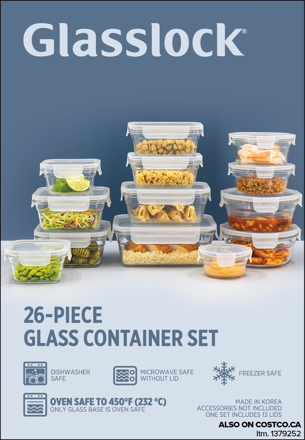 Ad - Glasslock containers