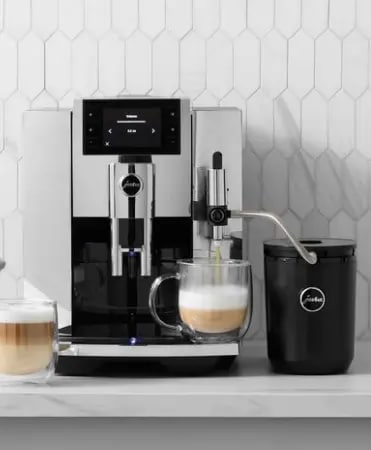 JURA E8 Automatic Coffee Machine in Chrome
