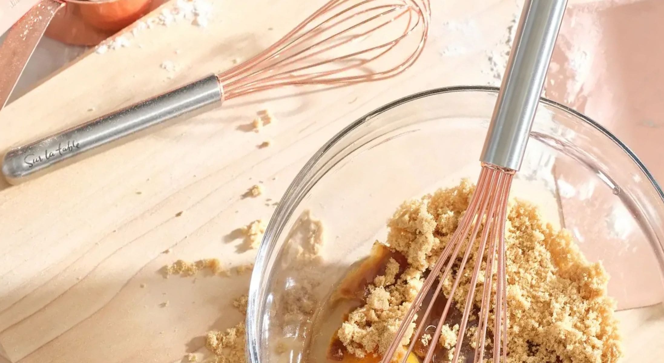 Sur La Table Copper Plated French Whisk